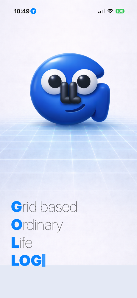 Gollog splash screen